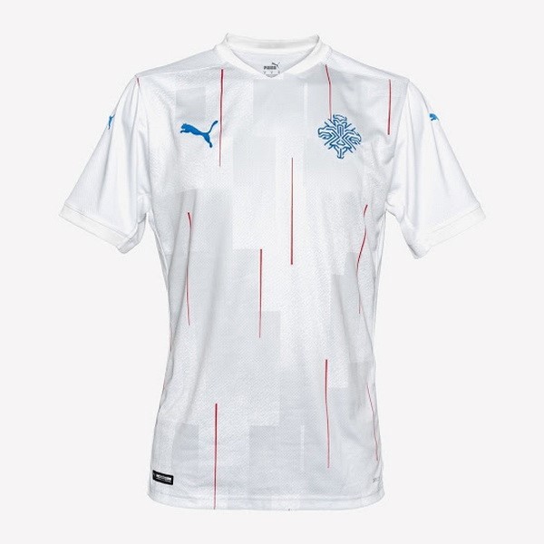 Tailandia Camiseta Islandia 2ª Kit 2020 Blanco
